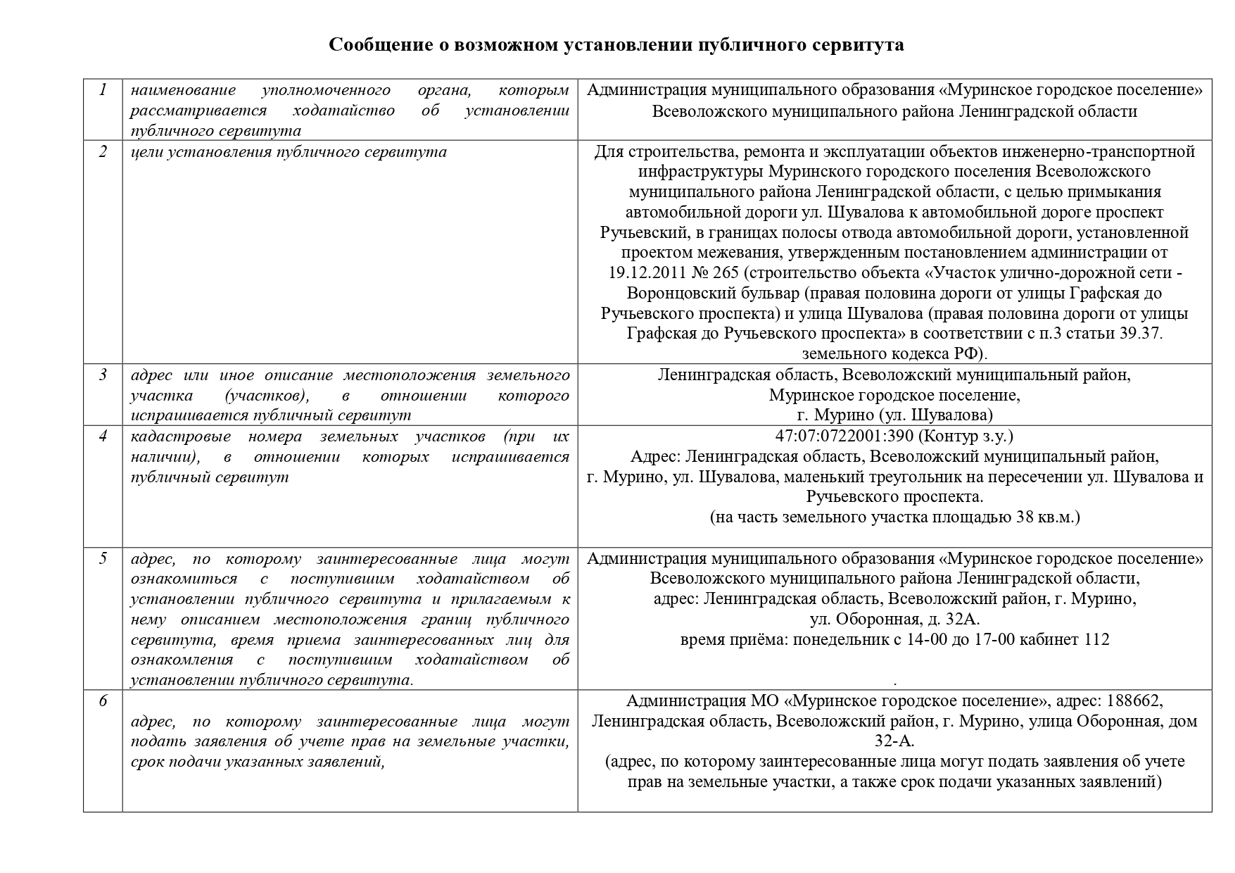 1 сообщение о сервитуте page 0001