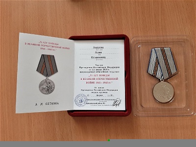 medal 75 let pobedy